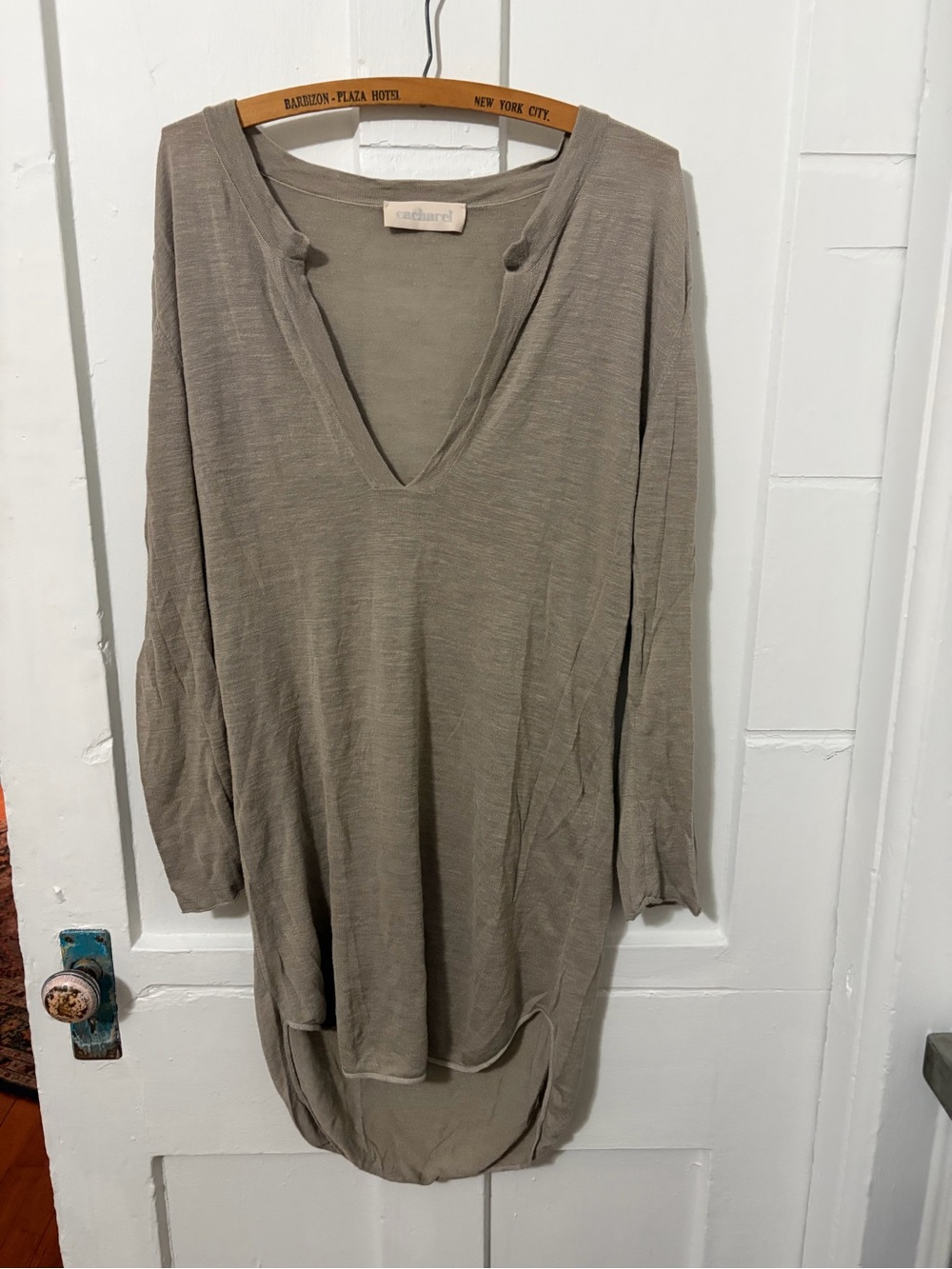 CACHAREL of Paris vintage Cream Dress
